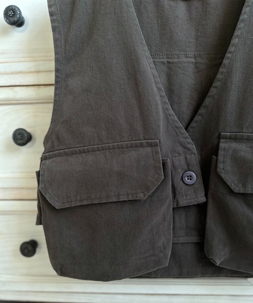 aimoha（アイモハ）の「【aimoha-KIDS-】フィッシングベスト（ベスト・キッズ・ブラック/チョコ/オフホワイト・100/110/120/90/130）」の17枚目の写真