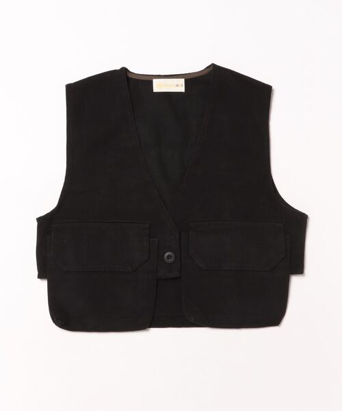 aimoha（アイモハ）の「【aimoha-KIDS-】フィッシングベスト（ベスト・キッズ・ブラック/チョコ/オフホワイト・100/110/120/90/130）」の18枚目の写真