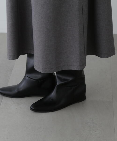 N.（N. Natural Beauty Basic）（エヌエヌナチュラルビューティーベーシック）の「◆バックル付きジャンパースカート（ジャンパースカート・レディース・グレー/ブラウン・SMALL/MEDIUM）」の14枚目の写真