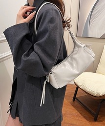 サイドポケットレースアップショルダーバッグ