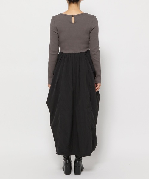 LOWRYS FARM（ローリーズファーム）の「２ＷＡＹＤギャザーポケワンピース　 147349（ワンピース・レディース・ブラック/アイボリー・FREE）」の10枚目の写真