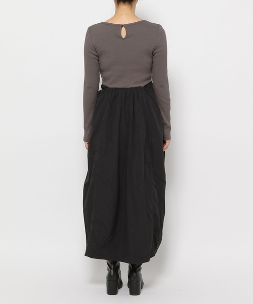 LOWRYS FARM（ローリーズファーム）の「２ＷＡＹＤギャザーポケワンピース　 147349（ワンピース・レディース・ブラック/アイボリー・FREE）」の13枚目の写真