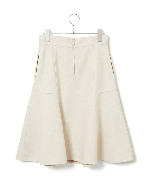 VIS(ビス)の「【洗える】ジャージメルトンニーレングスセミフレアスカート(スカート・レディース・ベージュ系その他/チャコールグレー/ライトグリーン・M/S)」の16枚目の写真