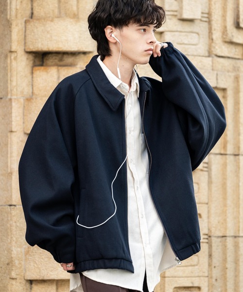 セール】新色追加 オーバーサイズテックメルトンドルマンスリーブ