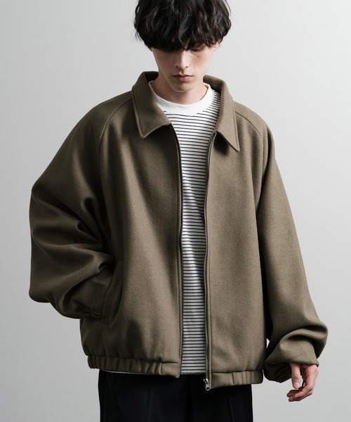 セール】新色追加 オーバーサイズテックメルトンドルマンスリーブ