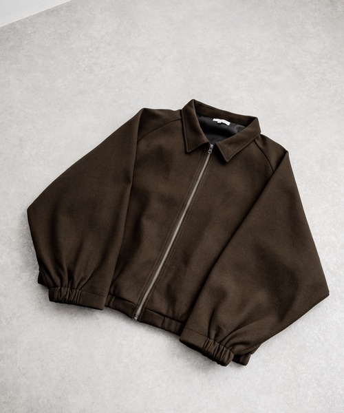 mercibeaucoup, ドルマンスリーブ　アウター　ジャンパー　カーキ mercibeaucoup, ドルマンスリーブ アウター ジャンパー カーキ