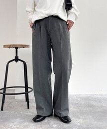 fredy emue | bestシルエットツイルストレートパンツ(その他パンツ)