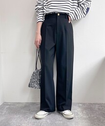 fredy emue | bestシルエットツイルストレートパンツ(その他パンツ)