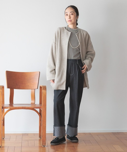 セール】撥水ファーモカシン（モカシン/デッキシューズ）｜studio CLIP