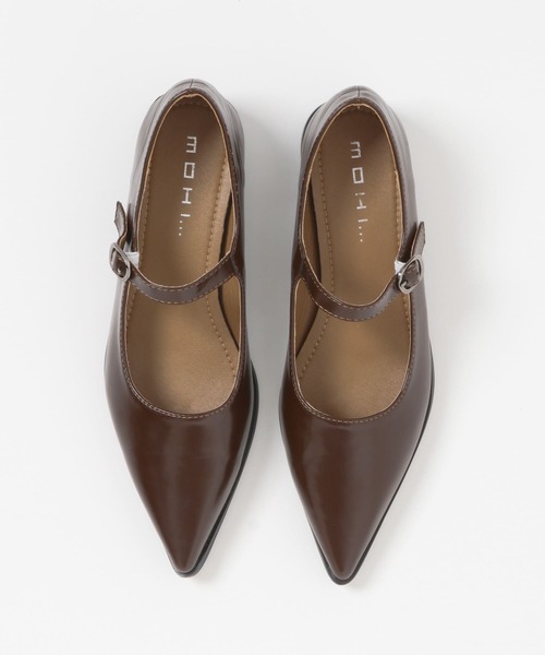 URBAN RESEARCH ROSSO WOMEN（アーバンリサーチ　ロッソ）の「MOHI　ストラップフラットシューズ（パンプス・レディース・ブラウン・37）」の3枚目の写真