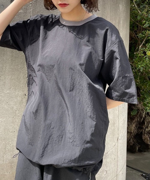 CIAOPANIC(チャオパニック)の「【ZOZO限定】配色ハーフスリーブナイロンプルオーバー(Tシャツ/カットソー・メンズ・カーキ/ブルーグレー/ブラック/ベージュ・XS/S/M/L/XL)」の10枚目の写真