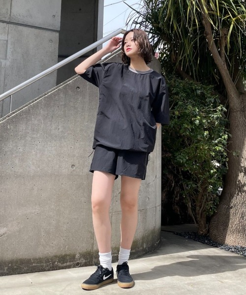 CIAOPANIC(チャオパニック)の「【ZOZO限定】配色ハーフスリーブナイロンプルオーバー(Tシャツ/カットソー・メンズ・カーキ/ブルーグレー/ブラック/ベージュ・XS/S/M/L/XL)」の13枚目の写真