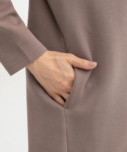 Honeys（ハニーズ）の「チュニックワンピース（チュニック・レディース・ダークグリーン/ブラック/チャコール/モカ・M/L/LL）」の19枚目の写真