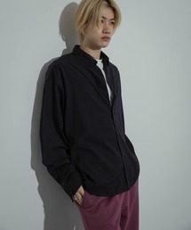 SENSE OF PLACE by URBAN RESEARCH | ウールライクピンストライプシャツ(シャツ/ブラウス)