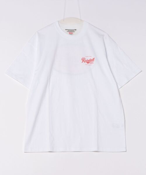 【セール】DESIGN TEE/ROIAL(ロイアル)スタンダードシルエットワンポイント バックプリント半袖Tシャツ（Tシャツ/カットソー）｜roial（ロイアル）