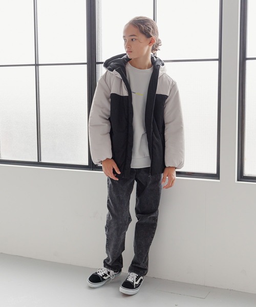 GLOBAL WORK(グローバルワーク)の「あったかスゴラクストレッチスリムテーパード/234560(デニムパンツ・キッズ・ブラック/ブラック系その他/ブルー・130cm/140cm/150cm/160cm/170cm)」の21枚目の写真