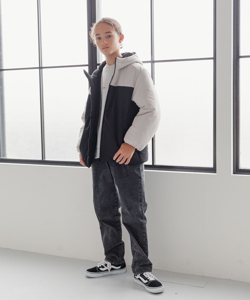 GLOBAL WORK(グローバルワーク)の「あったかスゴラクストレッチスリムテーパード/234560(デニムパンツ・キッズ・ブラック/ブラック系その他/ブルー・130cm/140cm/150cm/160cm/170cm)」の22枚目の写真