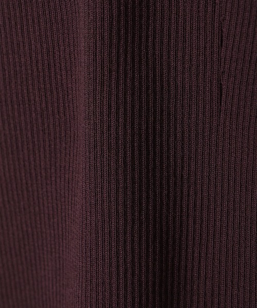 ánuans アシンメトリーリブニット アシンメトリーリブニット