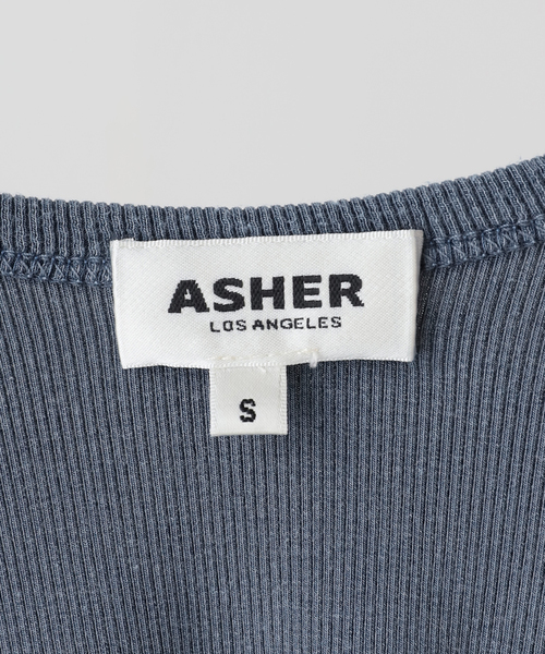 plage(プラージュ)の「ASHER/アッシャー MILA タンクトップ(タンクトップ・レディース・モカ/スミクロ/レッド/ホワイト・FREE)」の18枚目の写真