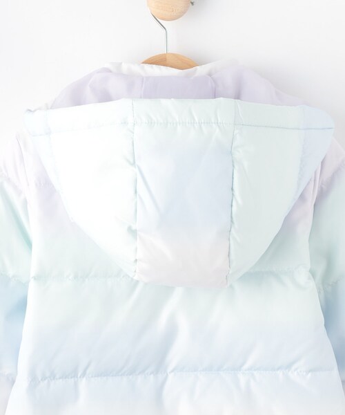 SHOO・LA・RUE（シューラルー）の「◆【110-140cm/撥水】フード2WAY総柄フリルブルゾン（ブルゾン・キッズ・ベージュ系その他3/ブラック系/パープル系1・11/12/13/14）」の19枚目の写真