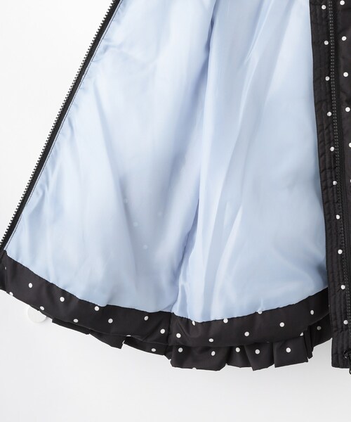 SHOO・LA・RUE（シューラルー）の「◆【110-140cm/撥水】フード2WAY総柄フリルブルゾン（ブルゾン・キッズ・ベージュ系その他3/ブラック系/パープル系1・11/12/13/14）」の20枚目の写真