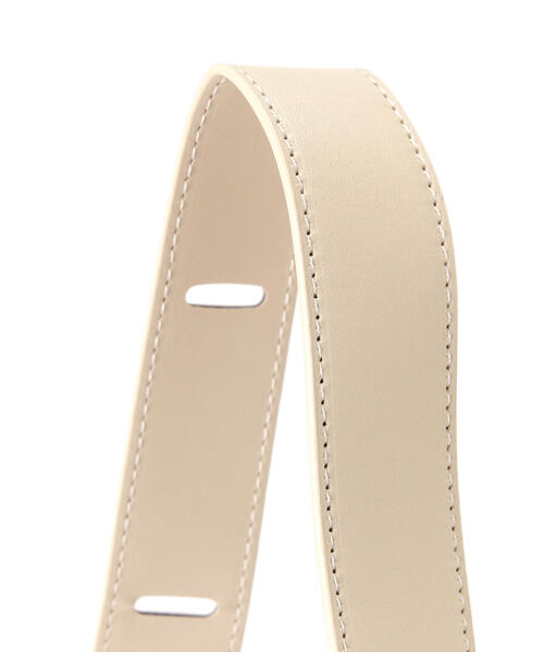 N.（N. Natural Beauty Basic）（エヌエヌナチュラルビューティーベーシック）の「シボフェイクレザーソフトホーボーバッグ（ショルダーバッグ・レディース・ベージュ/ブラック・ﾌﾘ-）」の20枚目の写真