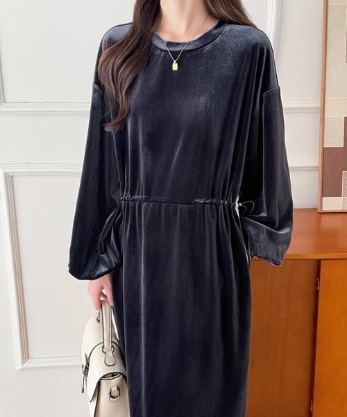 極美品♡ 大きいサイズ44 23区 アプロディール ベロア ロングワンピース 極美品♡ 大きいサイズ44 23区 アプロディール ベロア ロング