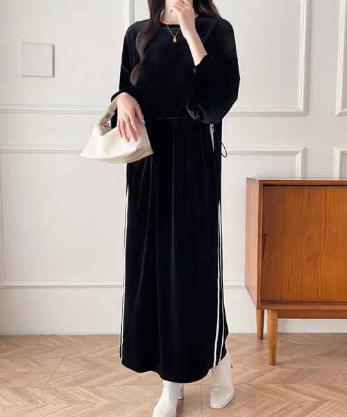 極美品♡ 大きいサイズ44 23区 アプロディール ベロア ロングワンピース 極美品♡ 大きいサイズ44 23区 アプロディール ベロア ロング