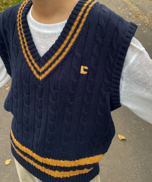 Chillfar（チルファー）の「チルデンニットベスト（ベスト・レディース・ネイビー/バーガンディー/チャコール/ブラック・FREE）」の17枚目の写真