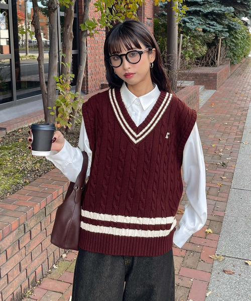 HOTEL PARTICULIER　ファー付レザーニットダウンベスト　ブラック 777 様専用 HYSTERIC GLAMOUR レザー 切替ダウンベスト M