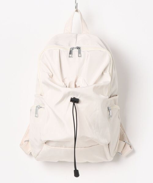 SPINNS(スピンズ)の「ドロスト ミニ バックパック(バックパック/リュック・メンズ・オフホワイト/ブラック・ONESIZE)」の1枚目の写真