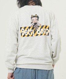 Betty Blue（ベティブルー）の「Ｂｅｔｔｙタイガーストライプトレーナー(M1)（スウェット）」