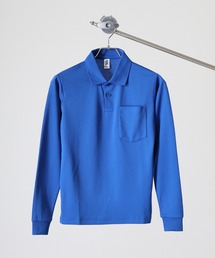 BEES BEAM（ビーズビーム）の「BEES BEAM  長袖ｱｸﾃｨﾌﾞﾎﾟﾛｼｬﾂ(ﾎﾟｹｯﾄ付) 4.3オンス（ポロシャツ）」