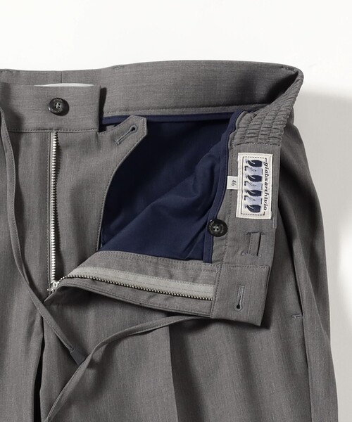 BRILLA per il gusto（ブリッラペルイルグースト）の「【別注】giabsarchivio / MASACCIO テクニカルツイル 1プリーツ ドローコード スラックス（その他パンツ・メンズ・ブラック系その他3/チャコールグレー・50/52/42/44/48/46）」の5枚目の写真