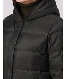 KAWADA DOWN フーデッドダウンアウター ★新品★ セール】KAWADA DOWN×WHITE フーデッドダウンアウター 無地（ダウン