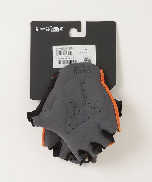 OAKLEY(オークリー)の「オークリー ENDURANCE lite road SHORT GLOVE /GLOVES ショートグローブ・手袋/BIKE サイクリング・マウンテンバイク/OAKLEY(手袋・メンズ・オレンジ/グレー/ブラック・L/M/S)」の10枚目の写真