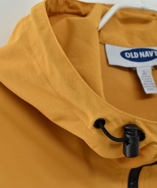 OLD NAVY(オールドネイビー)の「90’s OLD NAVY ナイロン アノラックパーカー(ナイロンジャケット・メンズ・マスタード・LARGE)」の11枚目の写真