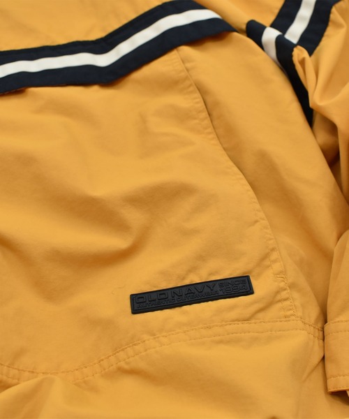 OLD NAVY(オールドネイビー)の「90’s OLD NAVY ナイロン アノラックパーカー(ナイロンジャケット・メンズ・マスタード・LARGE)」の3枚目の写真