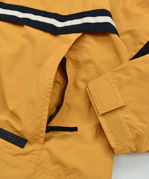 OLD NAVY(オールドネイビー)の「90’s OLD NAVY ナイロン アノラックパーカー(ナイロンジャケット・メンズ・マスタード・LARGE)」の4枚目の写真
