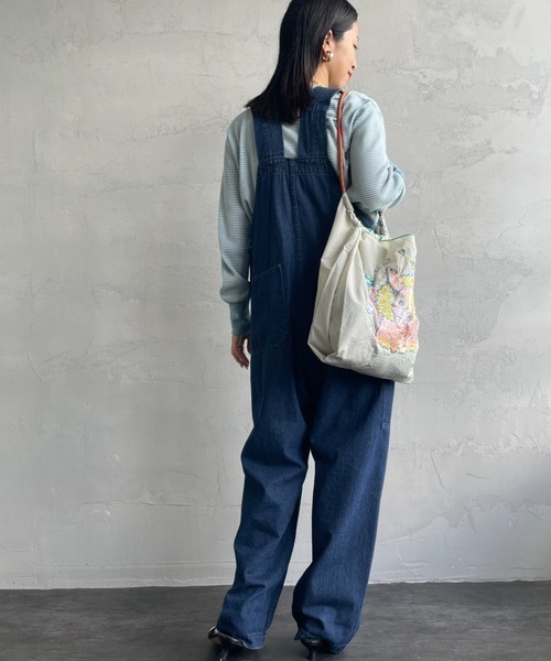 Ball&Chain（ボールアンドチェーン）の「[BALL&CHAIN/ボールアンドチェーン] D.M.RABBIT 刺繍デザインナイロントートバッグ（トートバッグ・レディース・ラベンダー/ライトグレー・M）」の10枚目の写真