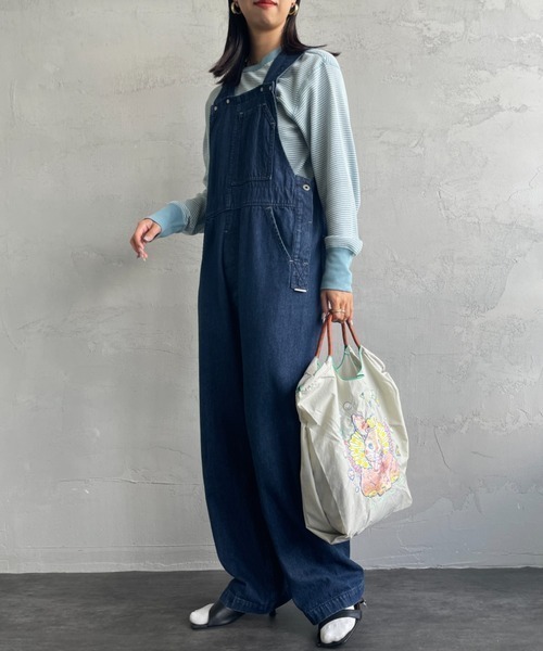 Ball&Chain（ボールアンドチェーン）の「[BALL&CHAIN/ボールアンドチェーン] D.M.RABBIT 刺繍デザインナイロントートバッグ（トートバッグ・レディース・ラベンダー/ライトグレー・M）」の6枚目の写真