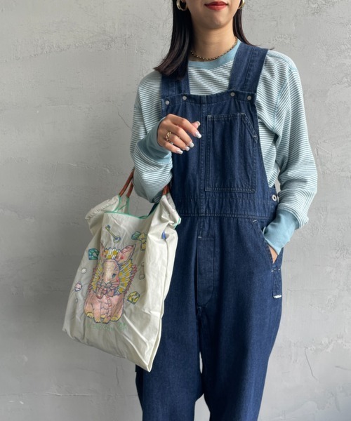 Ball&Chain（ボールアンドチェーン）の「[BALL&CHAIN/ボールアンドチェーン] D.M.RABBIT 刺繍デザインナイロントートバッグ（トートバッグ・レディース・ラベンダー/ライトグレー・M）」の3枚目の写真