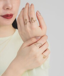 ALIITA アリータBEE ダイヤモンドエナメルリング