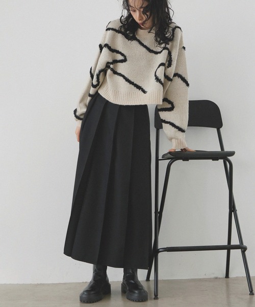 LIAN（リアン）の「プリーツスリットスカート（スカート）」 - WEAR
