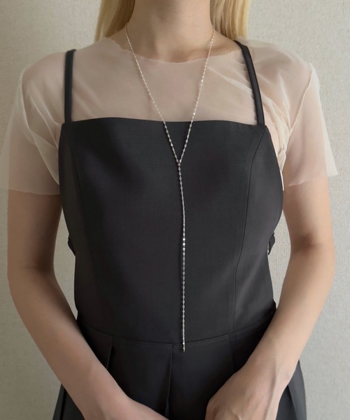 【silver925】Y Shaped Necklace/Y字チェーンネックレス(ネックレス)|whoseA(フーシー) 【silver925】Y Shaped Necklace/Y字チェーンネックレス(ネックレス)|whoseA(フーシー)