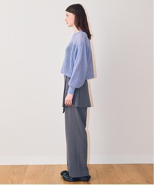 Mi-je(ミジェ)の「スカートレイヤードパンツ【韓国ファッション】(その他パンツ・レディース・グレー・M/S)」の8枚目の写真
