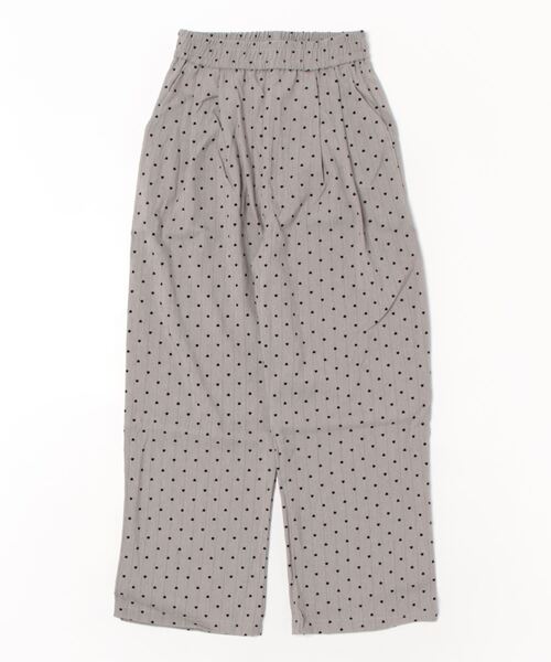 urge:(アージコロン )の「【URGE:】ハートドット ストライプ ワイド パンツ(その他パンツ・レディース・ブラック/グレー/チャコール・X-LARGE/LARGE/MEDIUM/SMALL)」の4枚目の写真