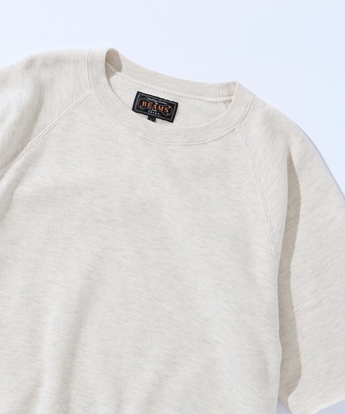 BEAMS PLUS(ビームスプラス)の「カット オフ ショート スリーブ スウェット シャツ(スウェット・メンズ・ブラック/ダークグリーン/パープル/ネイビー/グレー/サックスブルー/ピンク/シルバー/ナチュラル・S/M/XL/L)」の12枚目の写真