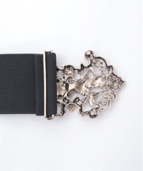 axes femme（アクシーズファム）の「薔薇ブーケバックル太ベルト（ベルト・レディース・シルバー/ゴールド・FREE）」の11枚目の写真