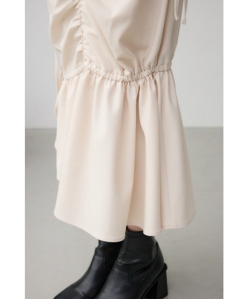 AZUL by moussy（アズールバイマウジー）の「ギャザーマーメイドリボンスカート（スカート・レディース・アイボリー/ブラック・MEDIUM/SMALL）」の15枚目の写真